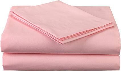 100% Organic Cotton Sheet Set, 500 Thread Count - GOTS Certified 28'' Deep Pockets - Easy Fit - Wrinkle Free -Breathable & Cooling Sheets(Peach/King)