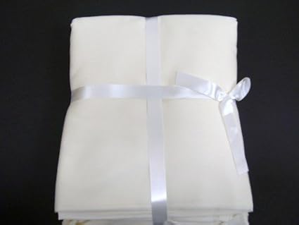 ORGANIC TEXTILES Bed Sheets with Super Soft Sateen Cotton, Solid, King, 350 Thread Count, 1 Fitted Sheet, 1 Flat Sheet, 2 Pillowcases
