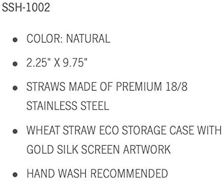 Designworks Ink, Straw Set This is The Last Straw Natural, 8 Count