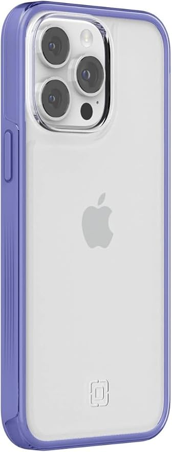 Incipio Organicore Clear Case for iPhone 14 Pro Max – Slim Protection, Drop-Resistant, Precision Fit, Eco-Friendly, Durable Plant-Based Materials, Wireless Charging Compatible – Lavender Violet/Clear