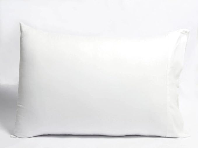 Green Natural and Organic Shredded Latex Pillow - Queen Size - GOLS Certified Organic - Adjustable Bed Pillows for Sleeping - Soft Pillow for Side and Back Sleepers - Zippered Organic Cotton Cover