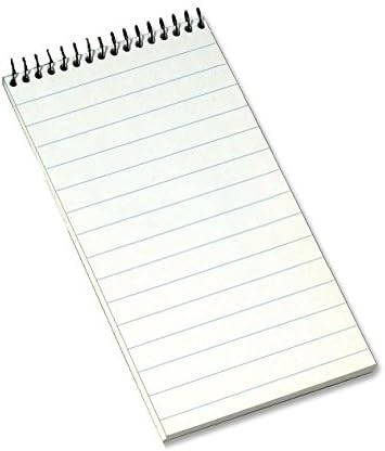 EarthWise by Ampad Reporter's Notebook, 4 x 8 Inches, 70 Sheets, Pitman Ruled, 3-Pack (25-282R)