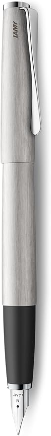 LAMY Studio Fountain Pen Stainless Steel Medium Nib (L65M)