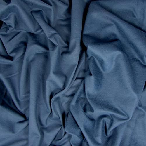 Organic Cotton Fleece Fabric - 12 Ounce - Navy - 50 Yards