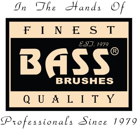 Bass Brushes | De-Matting Pet Brush | Alloy Pin | Pure Bamboo Handle | Slicker Style | Striped Finish | Model A21-SB