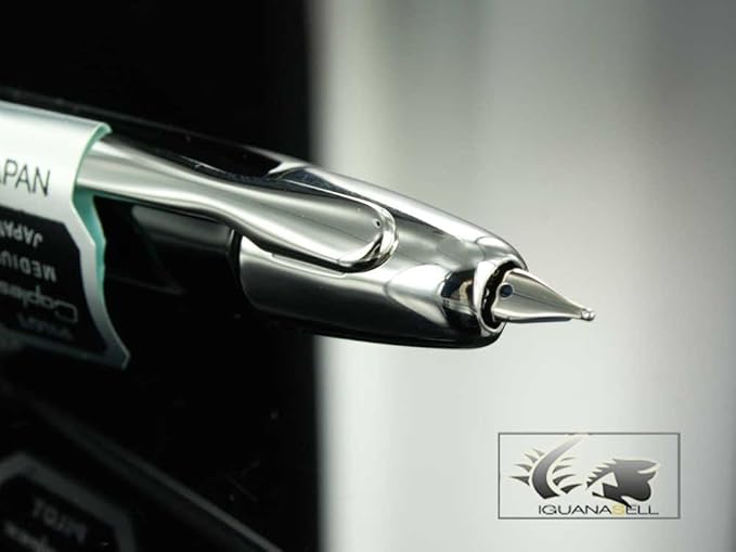 Pilot Vanishing Point Collection Retractable Fountain Pen, Black with Rhodium Accents, Blue Ink, Fine Nib (60142)