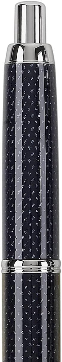 PILOT Vanishing Point Collection Retractable Fountain Pen, Blue Carbonesque with Rhodium Accents, Blue Ink, Fine Nib (60149)