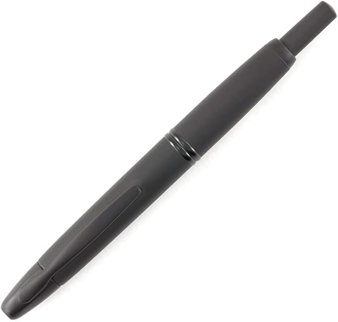 PILOT Vanishing Point Collection Refillable & Retractable Fountain Pen, Matte Black Barrel, Blue Ink, Extra Fine Nib (60579)