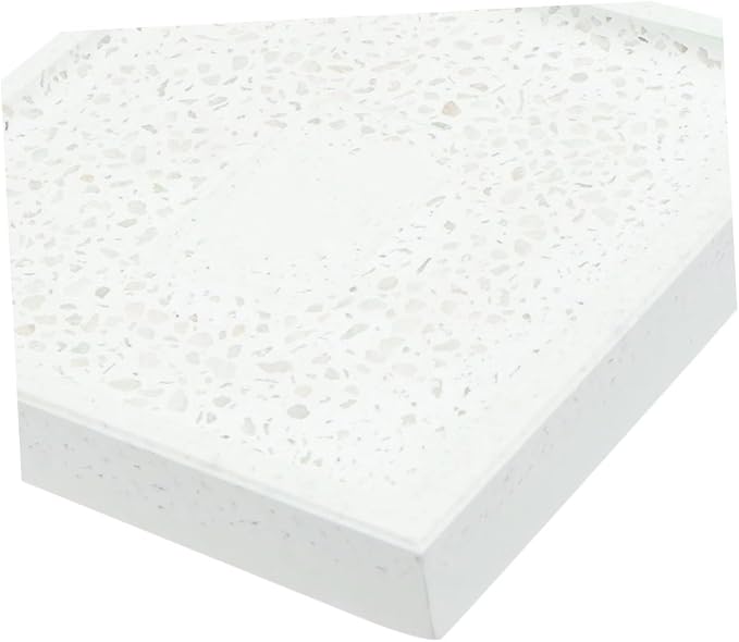 Water Absorbent Diatomite Soap Holder Anti-Slip Bath Soap Dish Flat Bottom Shower and Sink Bathroom