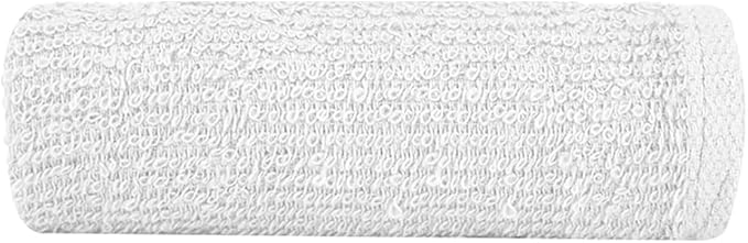 CASA COPENHAGEN-Basics 100 Pack Solid Towel White Premium Wash Cloth Towels- White Face Towels