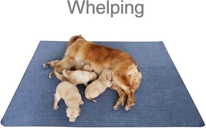 2PCS Dog Pee Pads 72"x72" Washable,Waterproof,Non Slip Whelping Pad for Puppy Playpen
