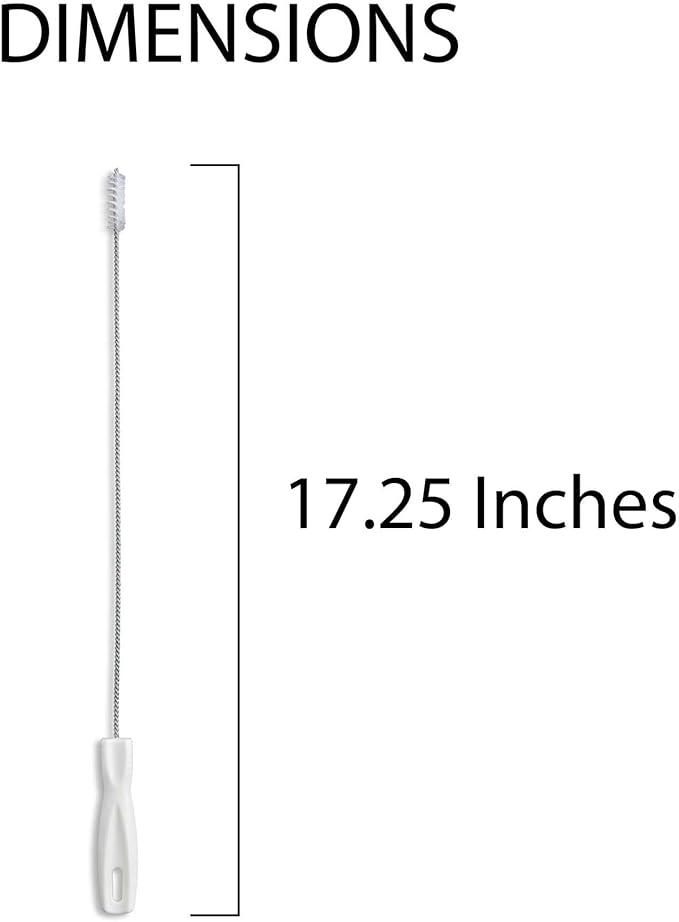 HIC Kitchen Extra-Long Straw Cleaning Brush for Sports Bottles and Hydration Packs