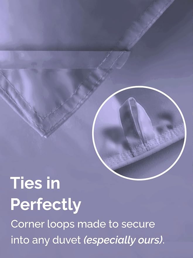 Cal King Size, Lavender Alternative Down Comforter - Warm, Lightweight & Breathable Hotel Quality Bedding for Men, Women, Kids & Teens - All Season Oversized Cooling Microfiber Duvet Insert Comforter
