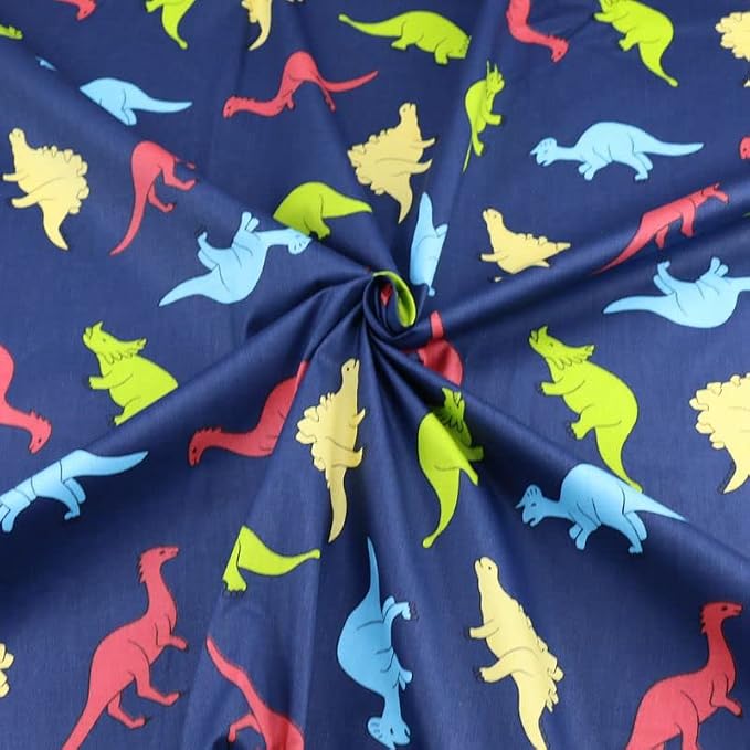 TAOSON Drak Blue Dinosaur 100% Cotton 300 Thread Count Full Length Body Pillow Cover Pillowcase Pillow Protector Cushion Cover with Zipper Only Cover No Insert for Your 20x54 or 21x54 Body