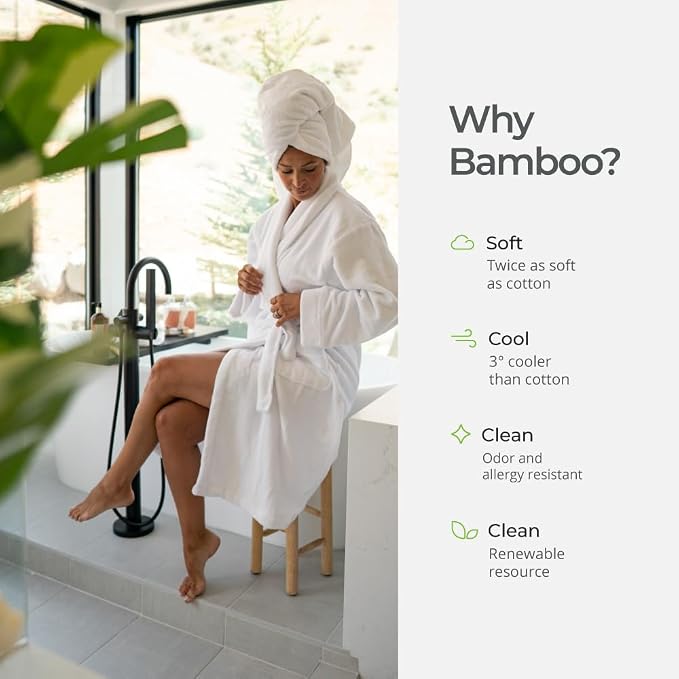Cariloha Waffle Knit Bath Robe