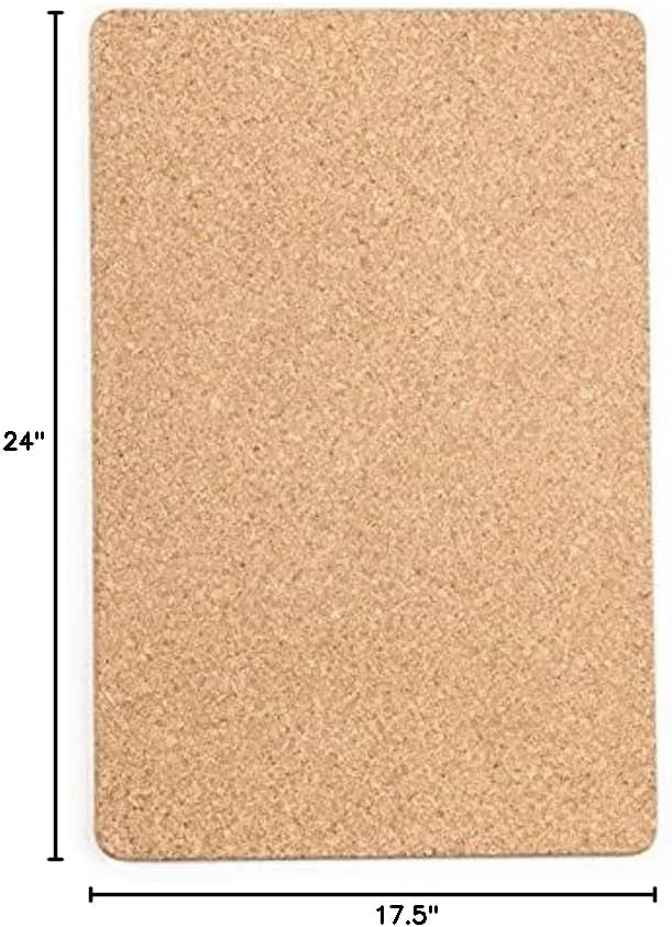 NU-SOURCE INC Cork Bath MAT - 24In X 17.5In X .5In Radius Corners, Natural(CKBATHMAT24175)