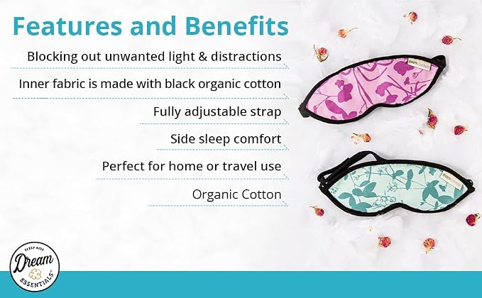 Dream Essentials® Natura Organic Sleep Mask (Cinnamon Frost)