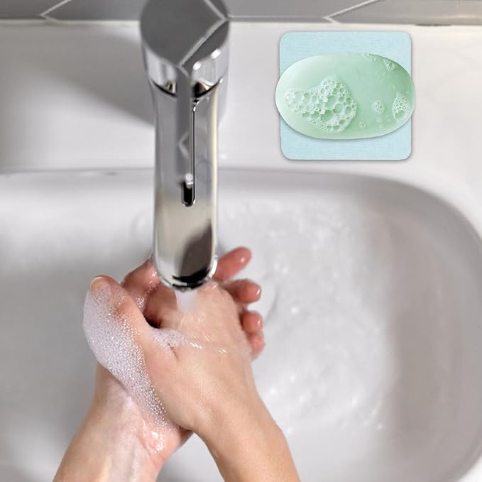 Fast Drying Stone,Non-Slip Fast-Drying Diatomite Coasters - Water Absorbent Coasters, Soap Holder, Soap Dish Tray for Hand Soaps & Plants & toiletries in The Modern Home