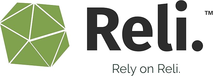 Reli. Poop Bags Rolls | Dog Poop Bags for Dogs (360 Count) | Biodegradable | Leak-Proof | 9x13" | Green Dispenser