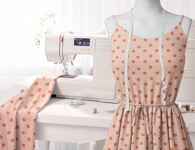 Soimoi Heavyweight Cotton Canvas Fabric Material- 56 Inch Wide, Orange- Floral Print, Ideal for Making Durable Tote Bags, Backpacks, Jackets, Upholstery, Cushions, Outdoor Furniture Covers, 1 Yard