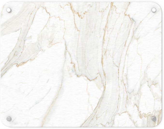 Generic Stone Drying Mat for Kitchen Counter Marble Pattern, 14x18 Inches, Diatomaceous Earth, Medium-Large, White