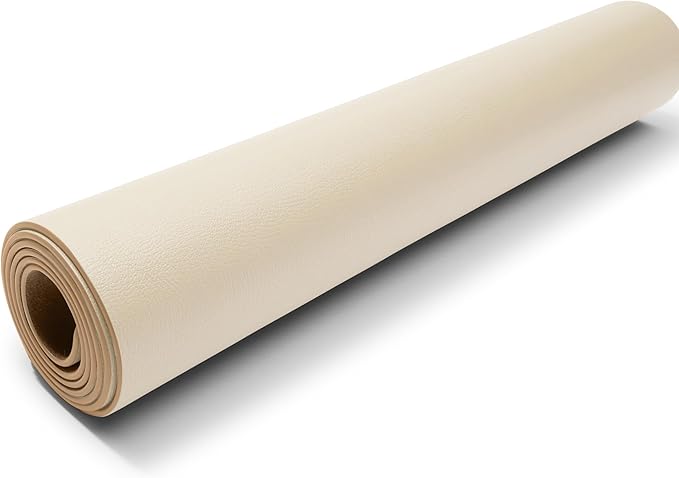 Leatherology Premium Dove Extra Long Modern Desk Pad, Fits Laptop or Monitor, Keyboard and Mouse, Made with Italian Leather