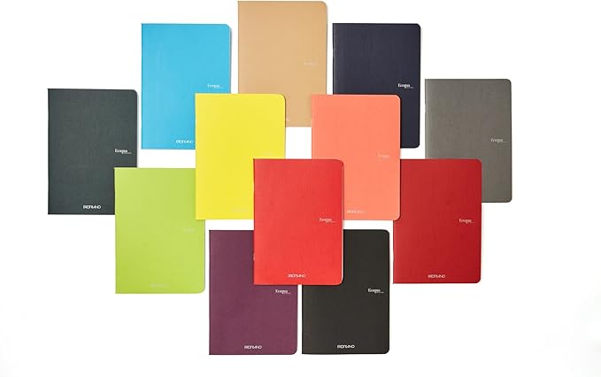 Fabriano Ecoqua Original Staple-Bound Notebook, Lime