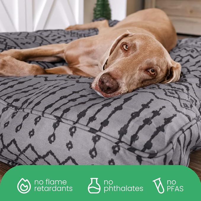 Molly Mutt Wild World Dog Bed Duvet Cover, 100% Cotton Canvas Cover for Dog, Puppy, or Cat Bed, Durable, Washable, and Free of Harmful Chemicals, Small, 22"x27"x5"
