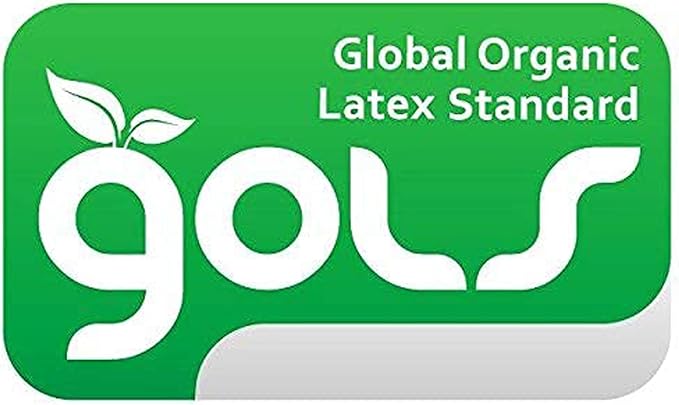 ORGANIC TEXTILES 100% Handmade Organic Shredded Latex Pillow with Cover - Bed Pillow, Head Support, Side Back Stomach Sleeper, Soft (Viscose Derived Bamboo Removable Cover, Travel, Pack of 1)