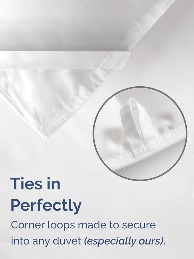Full Size, White Alternative Down Comforter - Warm, Lightweight & Breathable Hotel Quality Bedding Set for Men, Women, Kids and Teens - All Season Oversized Cooling Microfiber Duvet Insert Comforter