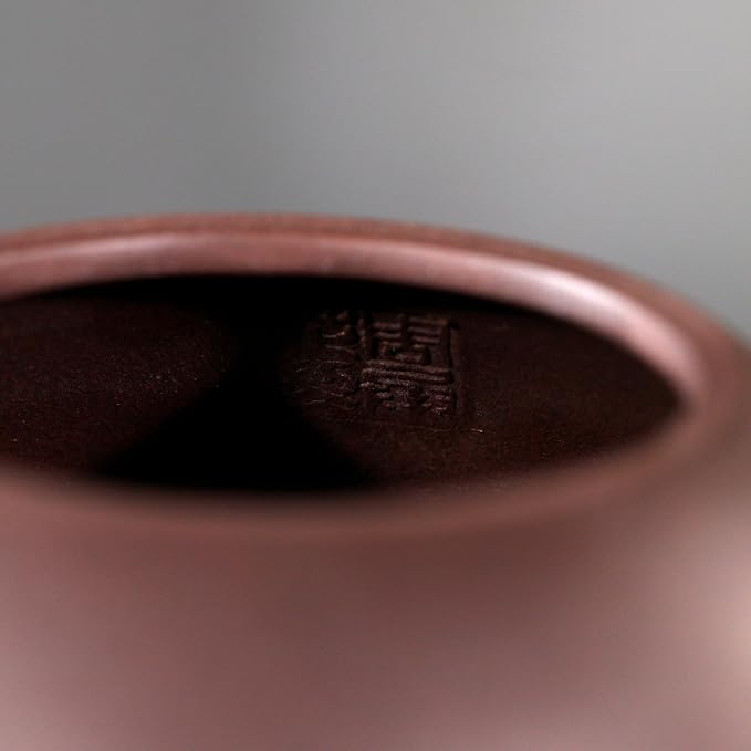 Fine Zisha Teapot Series,Chinese Genuine Handmade Yixing Purple Clay Tea Pot 10.8 Oz with 2 Cups,Infuse Brew Kungfu Tea Maker -Shipiao Tea Set