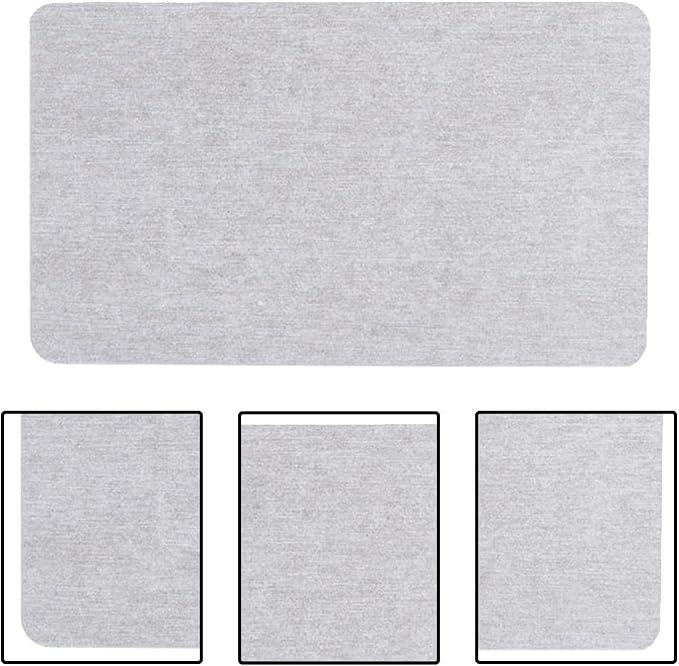 Water Absorbing Stone,Non-Slip Fast-Drying Water Absorbing Stone Tray - Kitchen Soap Tray, Used for Hand soap & Cups & Plants and Cosmetic Bottles