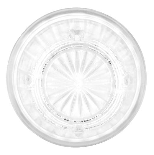 G.E.T. 8805-1-CL-EC Heavy-Duty Shatterproof Plastic Faceted Tumblers, 5 Ounce, Clear (Set of 4)
