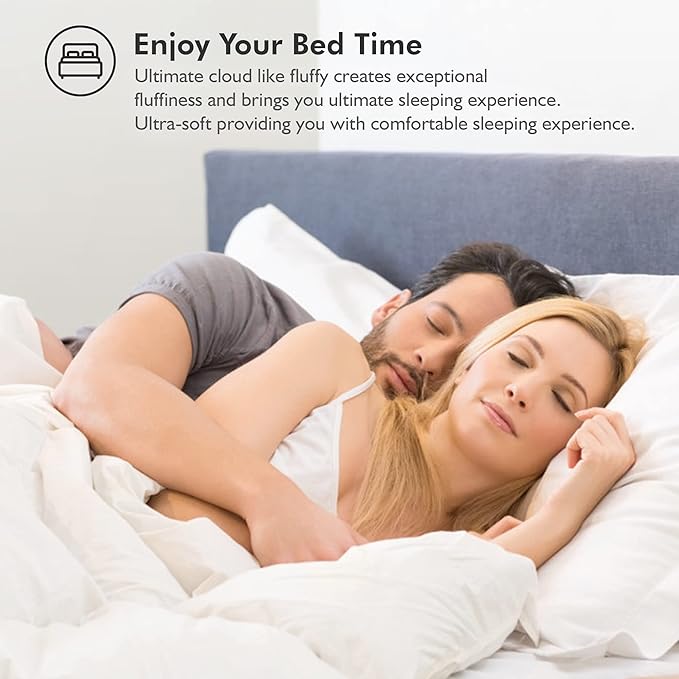 Luxurious Twin/Twin XL Goose Down Comforter, Unique Black Pinch Pleat, 600 Thread Count, 100% Egyptian Cotton Cover, 65 Oz Fill Weight, 750 Fill Power