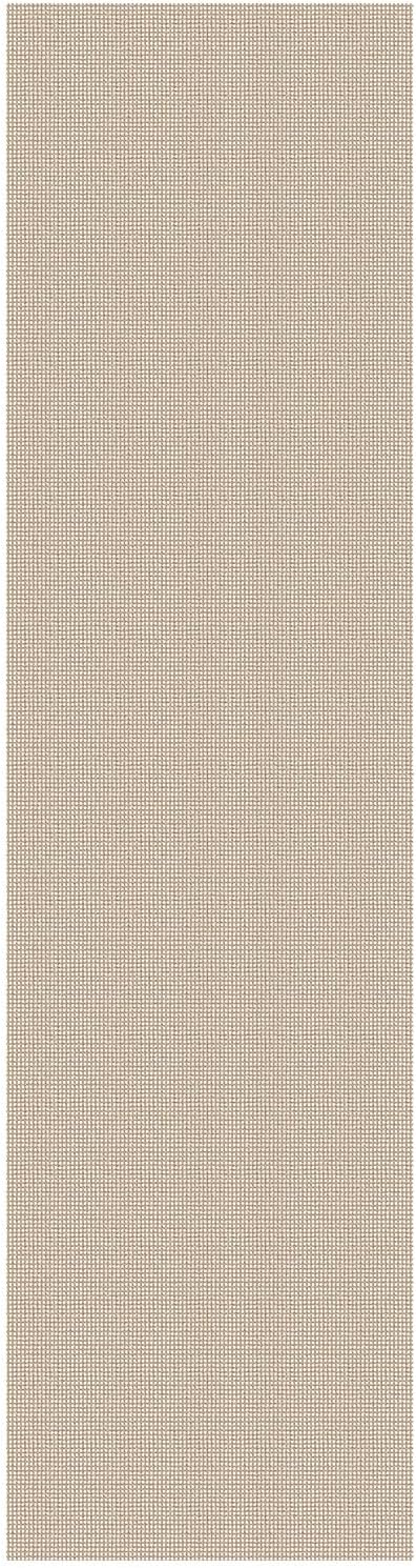 EARTHALL Woven Runner Rug 3x10 Ft Washable Runners for Hallways Long Non Slip Rubber Backed Kitchen Runner Braided Indoor Floor Carpet Runners for Entryway, Hallway, Kitchen, Beige/Ivory
