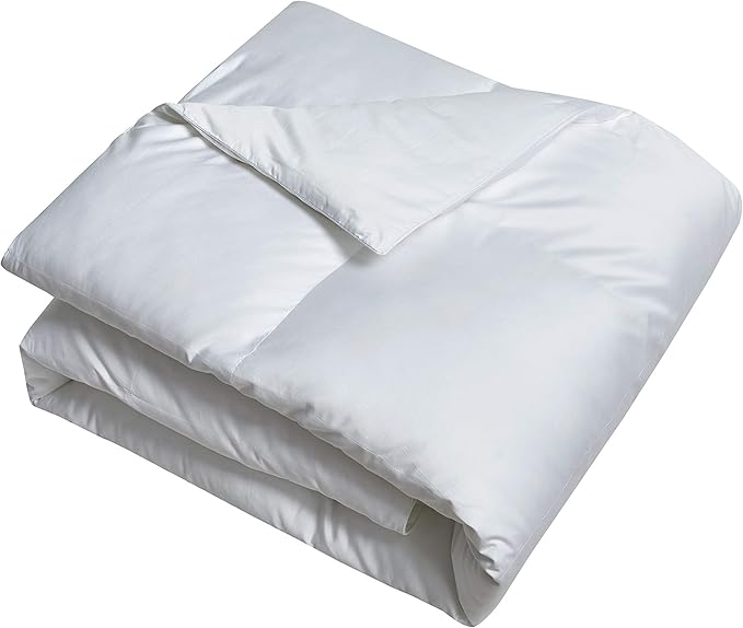 Blue Ridge Home Fashions Season Light Weight Down Alternative Comforter-Hypoallergenic Microfiber Fill, Twin, White