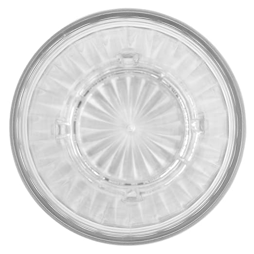 G.E.T. 8810-1-CL-EC Spektrum BPA-Free Multi-Faceted Plastic Tumblers, 10 Ounce, Clear (Set of 4)