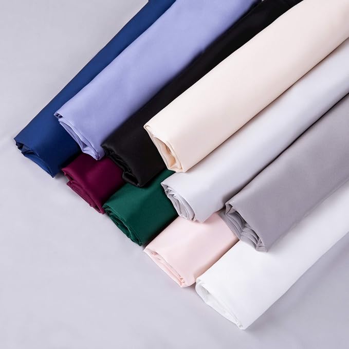 100% Mulberry Silk Pillowcase for Hair and Skin,with Hidden Zipper,Both Sides 19 Momme 600 Thread Count Natural Silk Pillow Cover,Soft Breathable Smooth (Silver, Standard 20''x26'')