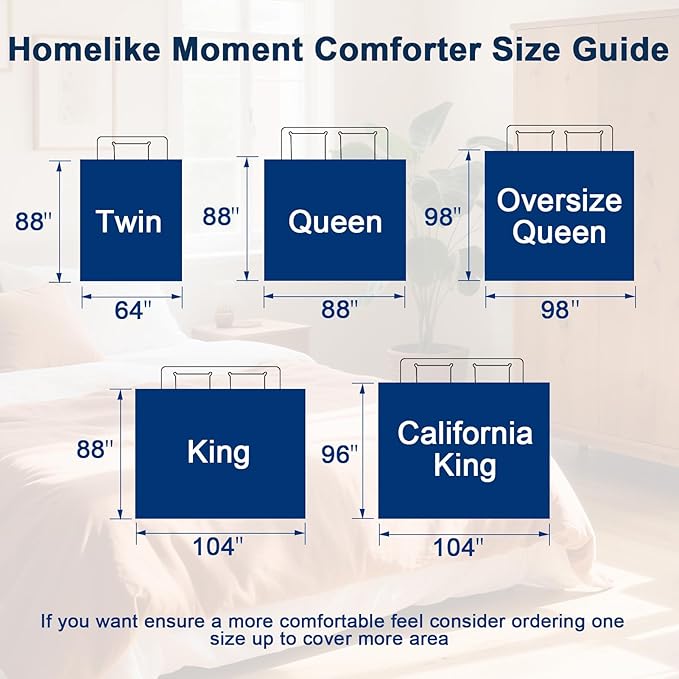 Homelike Moment Comforter King Size - Grey Duvet Insert Down Alternative Bed King Comforter, Lightweight Bedding Comforters Quilted Soft All Season Reversible White/Light Gray