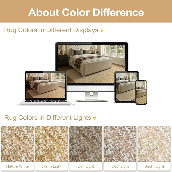 LEEVAN Hallway Runner Rug 12 ft, Cotton Woven Washable Runner Rugs, Tan Braided Low Pile Kitchen Runners Rug, Modern Bathroom Rugs Long Front Door Floor Carpet for Classroom/Bedroom/Doorway