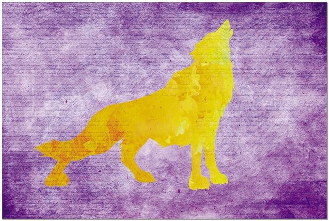 Tree-Free Greetings - All Occasion Cards - Artful Designs - 12 Greeting Cards + White Envelopes - Made in USA - 100% Recycled Paper - 4 x 6 - Howling Wolf (FS56678)