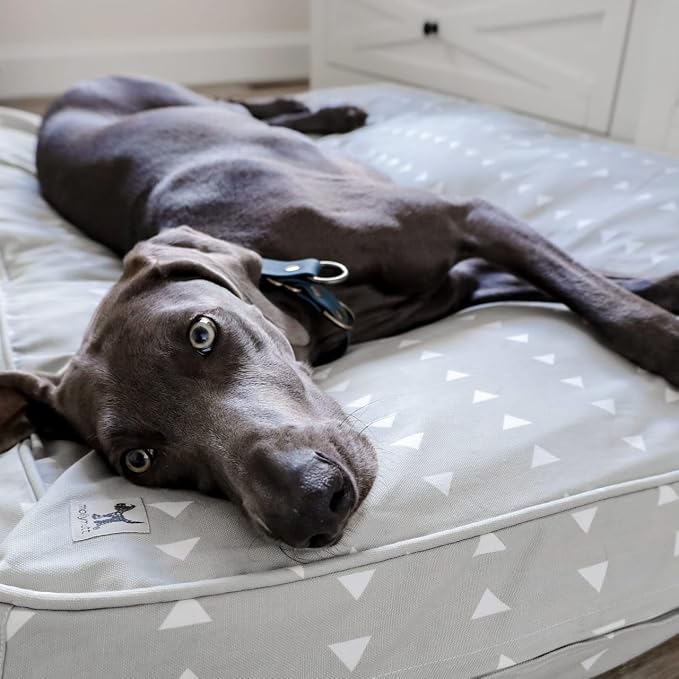 Molly Mutt Huge Dog Bed Cover -Be Still - Measures 36”X45”X5’-100% Cotton - Durable - Breathable - Sustainable - Machine Washable Dog Bed Cover