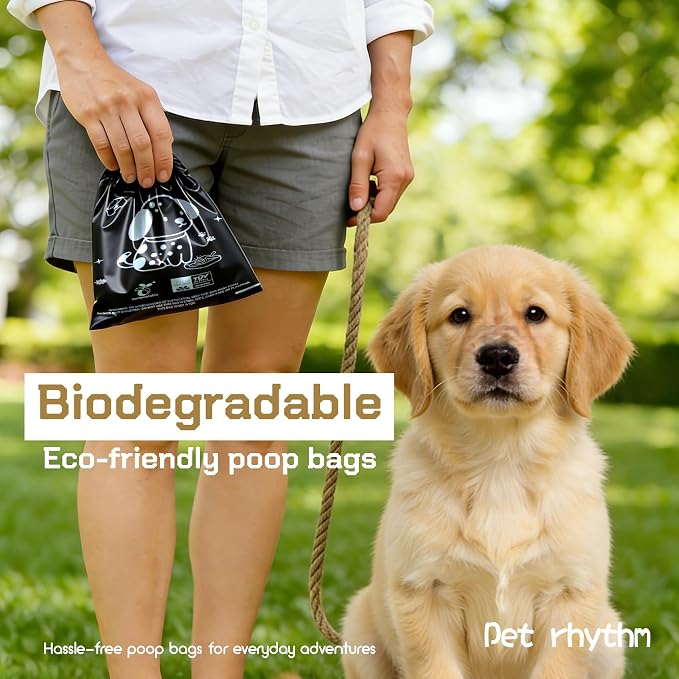 Biodegradable Dog Poop Bags 13×9in 240 count with Free Dispenser | ASTM D6400 & EN 13432 Compliant BPI Certified Poop Bags for Dogs, Unscented, Large, Earth Friendly Leakproof, Easy to Open