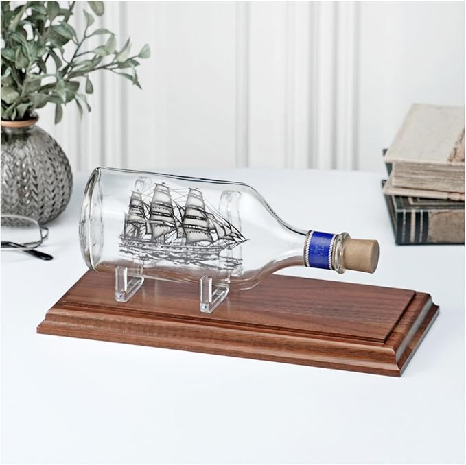 Plymor Solid Walnut Rectangular Wood Display Base with Ogee Edge, 9.75" W x 4.5" D x 0.75" H
