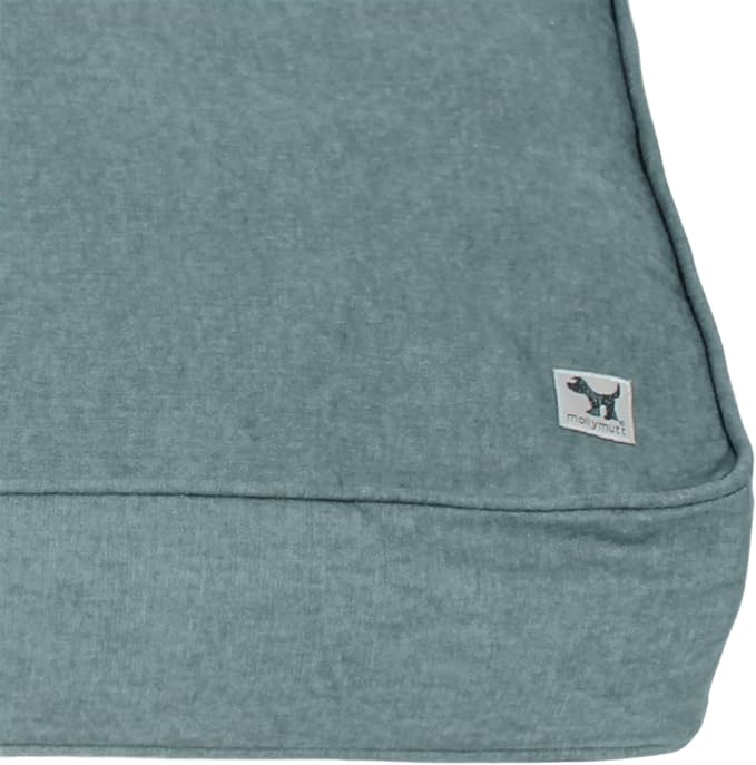 Molly Mutt Quiet Light Dog Bed Duvet Cover, GOTS-Certified 100% Cotton Canvas Cover for Dog, Puppy, or Cat Bed, Durable, Washable, and Free of Harmful Chemicals, Small, 22"x27"x5"