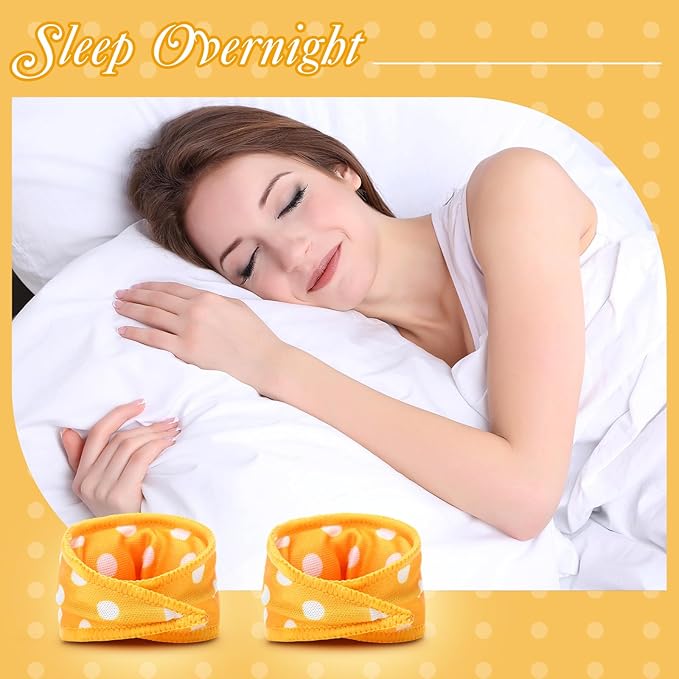 Bememo 40 Pieces Soft Curlers Hair Rollers Overnight Heatless Pillow Rollers for Hair Satin Sponge Curlers to Sleep in No Heat for Long Short Styling Tools(Yellow)