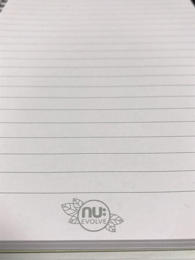 Nu Notebooks - Evolve Range - Recycled Notebook - A5 Notebook - Wirebound Notebook - Stationery Notebooks - Professional Notepad - 120 Pages