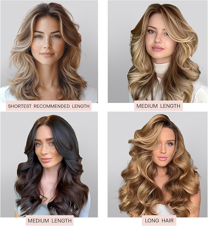 Jumbo Heatless Hair Curler Set-Satin Heatless Curls Overnight, Jumbo Curling Rod Headband, No Heat Curlers To Sleep in (Apricot)