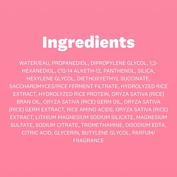 The Face Shop Rice Water Bright Micellar Water, Hydrating Face Cleanser and Makeup Remover, with Rice Active Complex™, Gentle for Sensitive Skin, 16.9 fl. oz