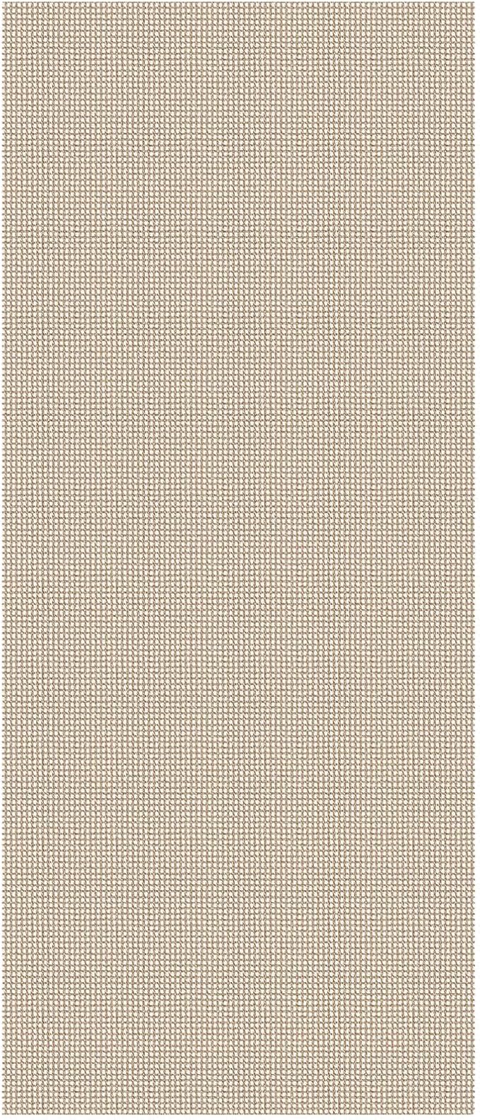 EARTHALL Woven Runner Rug 3x7 Ft Washable Runners for Hallways Wide Non Slip Rubber Backed Kitchen Runner Braided Indoor Floor Carpet for Entryway, Hallway, Kitchen, Bedroom, Beige/Ivory